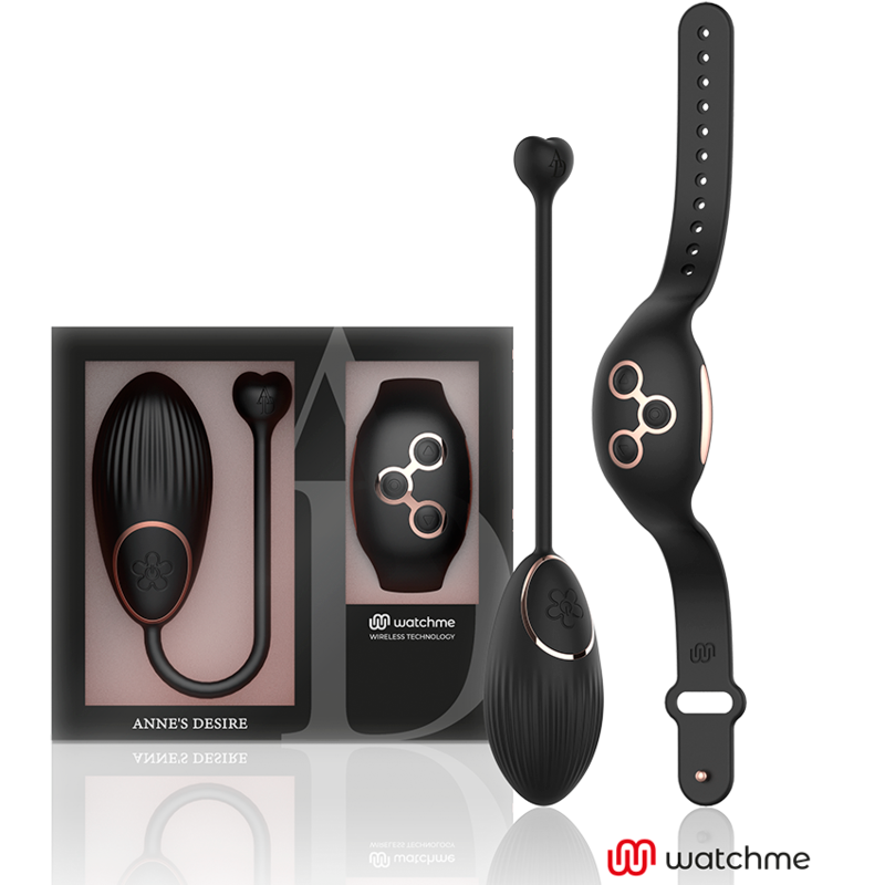 ANNE'S DESIRE - HUEVO CONTROLO REMOTO TECNOLOGIA WATCHME PRETO/DOURADO