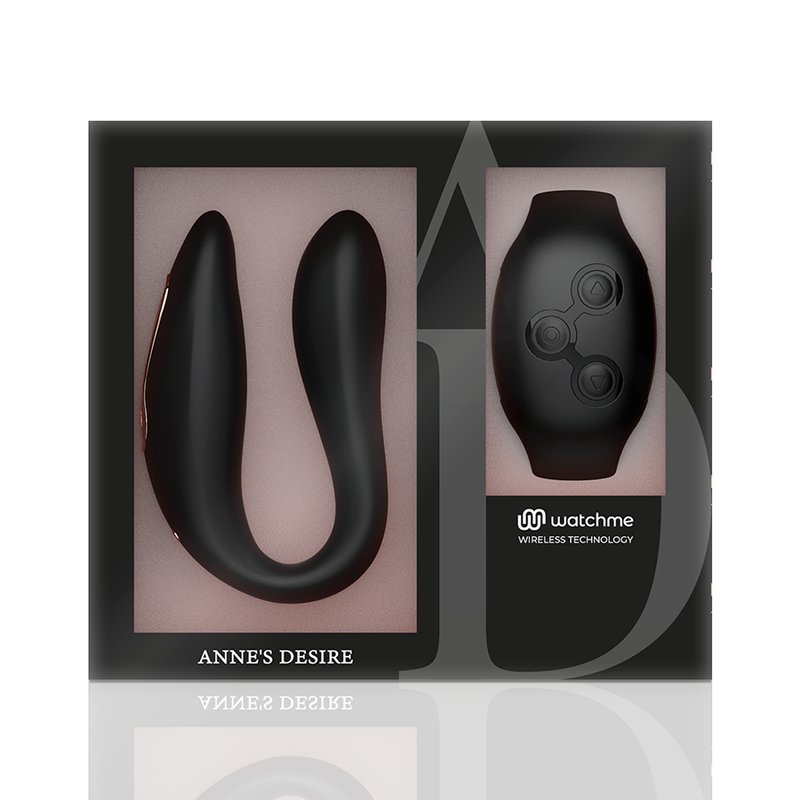 ANNE'S DESIRE - DUAL PLEASURE WITH WATCHME TECHNOLOGY BLACK