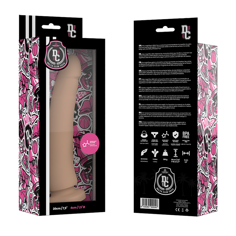 DELTA CLUB - DILDO SILICONE 20 CM x 4 CM