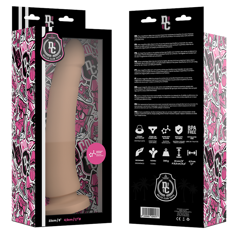 DELTA CLUB - DILDO SILICONE 23 CM x 4.5 CM