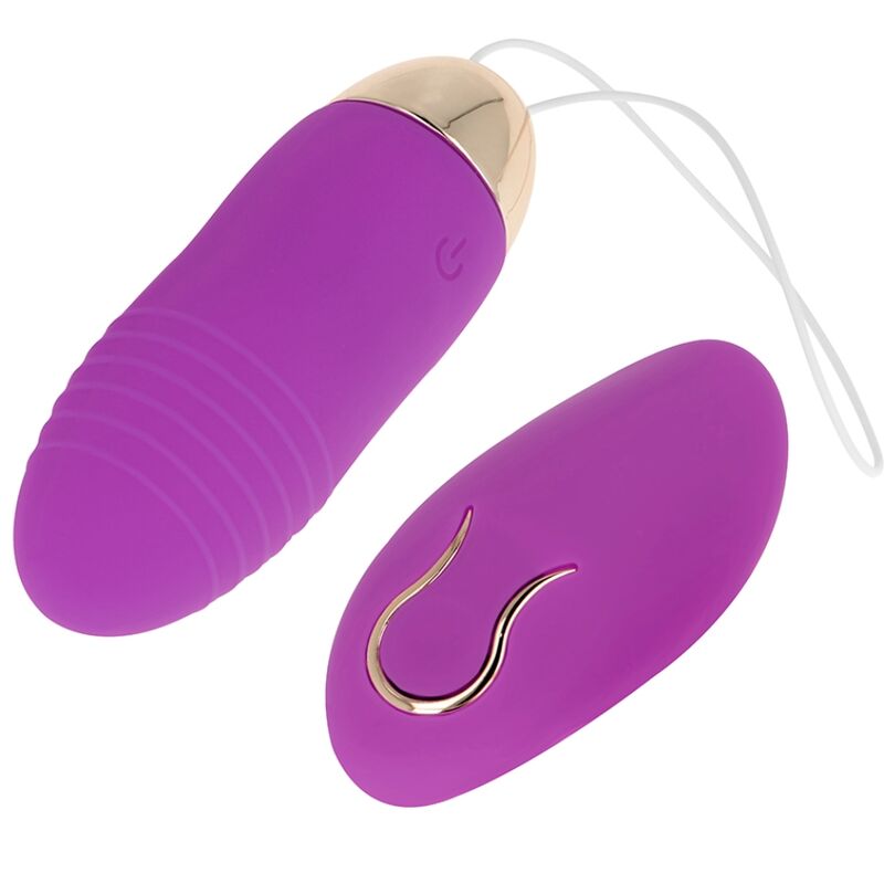 Ohmama - Ovo Vibrante Com Controle Remoto 10 Velocidades Roxo