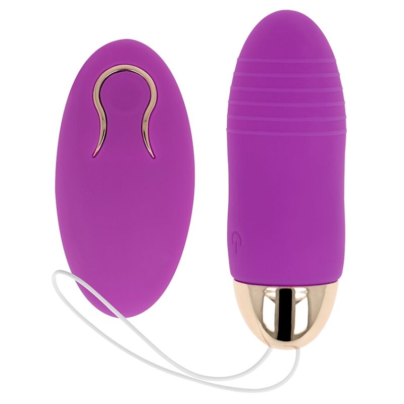 Ohmama - Ovo Vibrante Com Controle Remoto 10 Velocidades Roxo