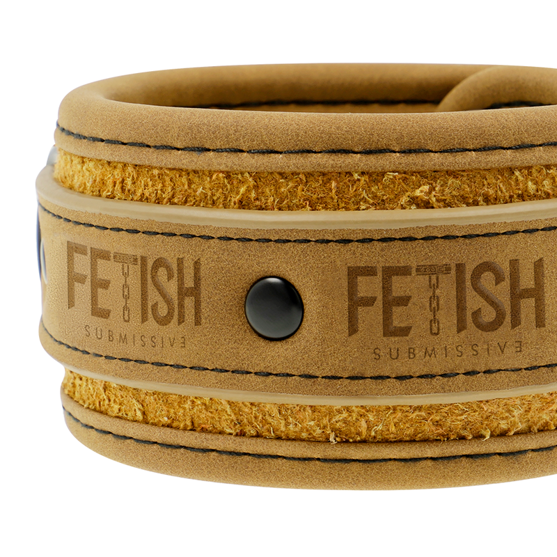 Fetish Submissive Origin - Punhos De Tornozelo De Couro Vegano Com Forro De Neoprene