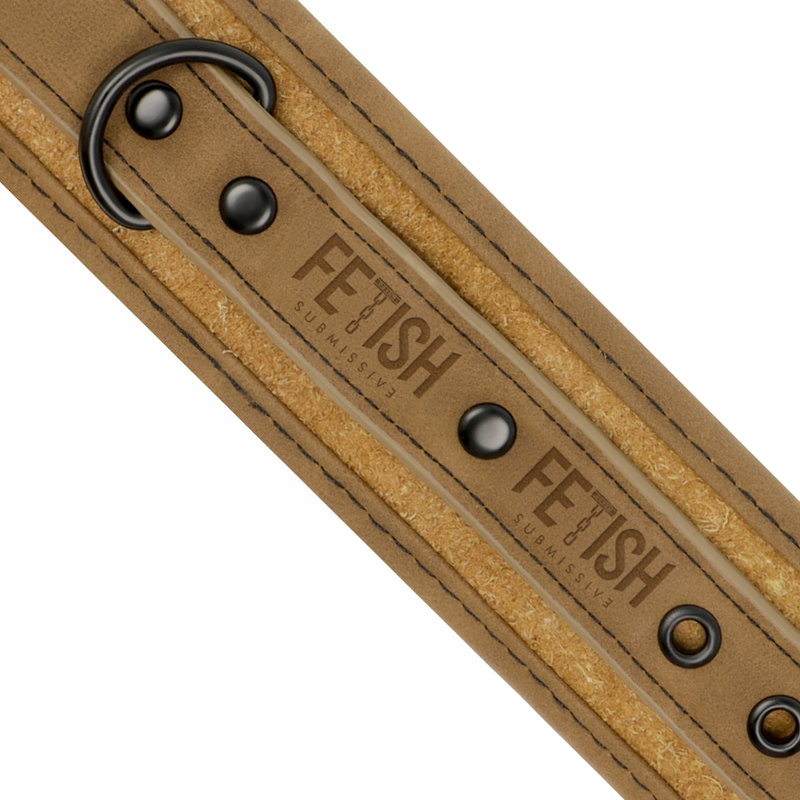 Fetish Submissive Origin - Punhos De Tornozelo De Couro Vegano Com Forro De Neoprene