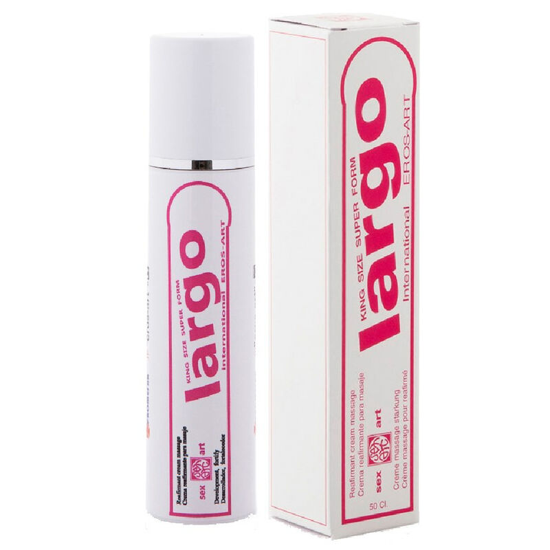 EROS-ART - LARGO CREME ALONGAMENTO PÉNIS 50 ML - Sex Shop Sexy