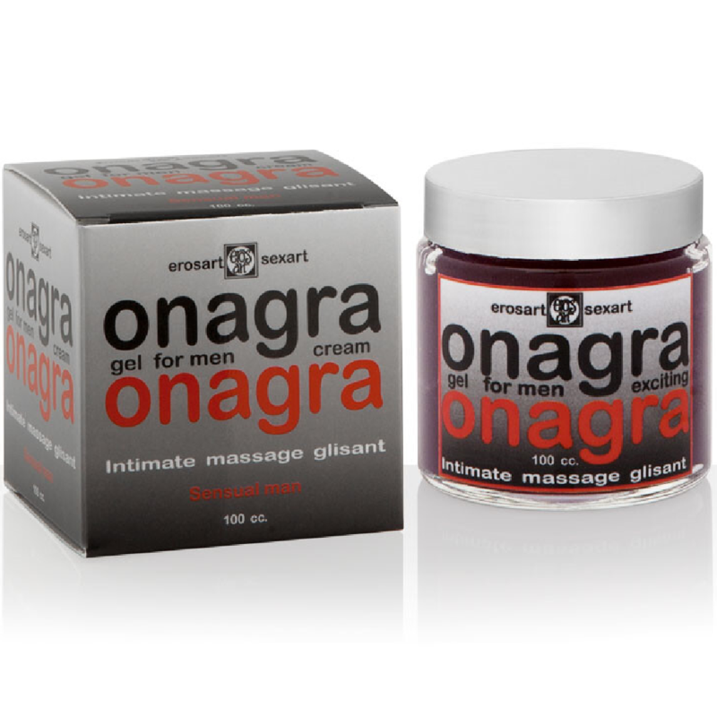 EROS-ART - GEL POTENCIADOR MASCULINO COM ONAGRA 100 ML - Sex Shop Sexy