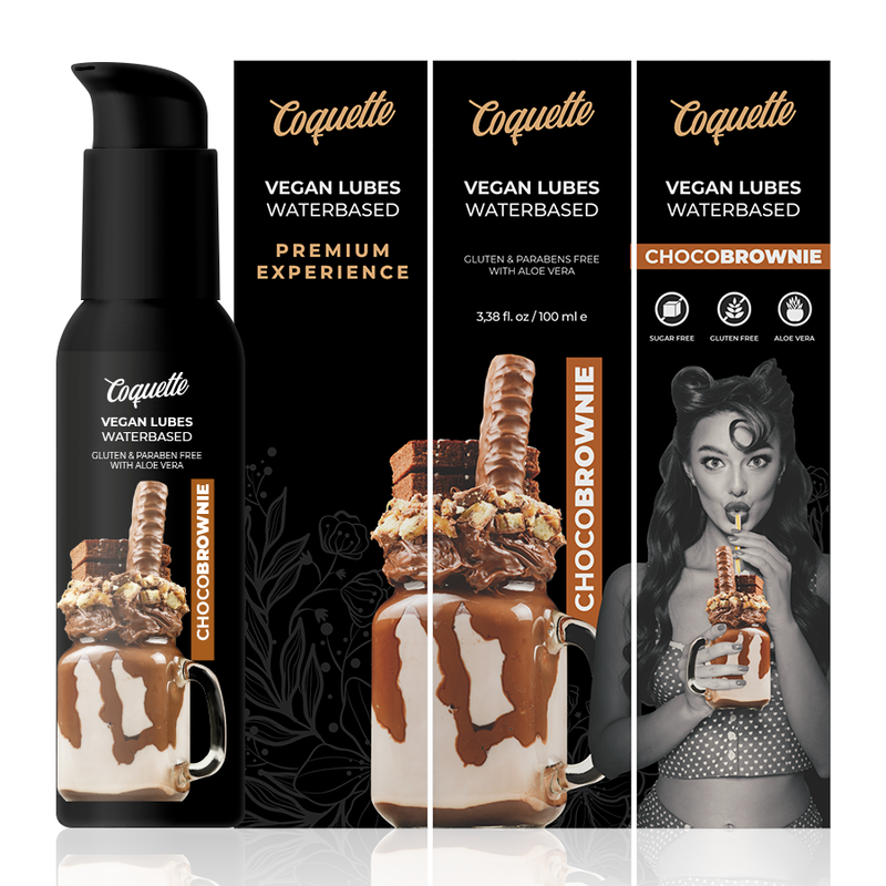 Coquette Chic Desire - Lubrificante Premium Experience Vegan Chocobrownie 100Ml