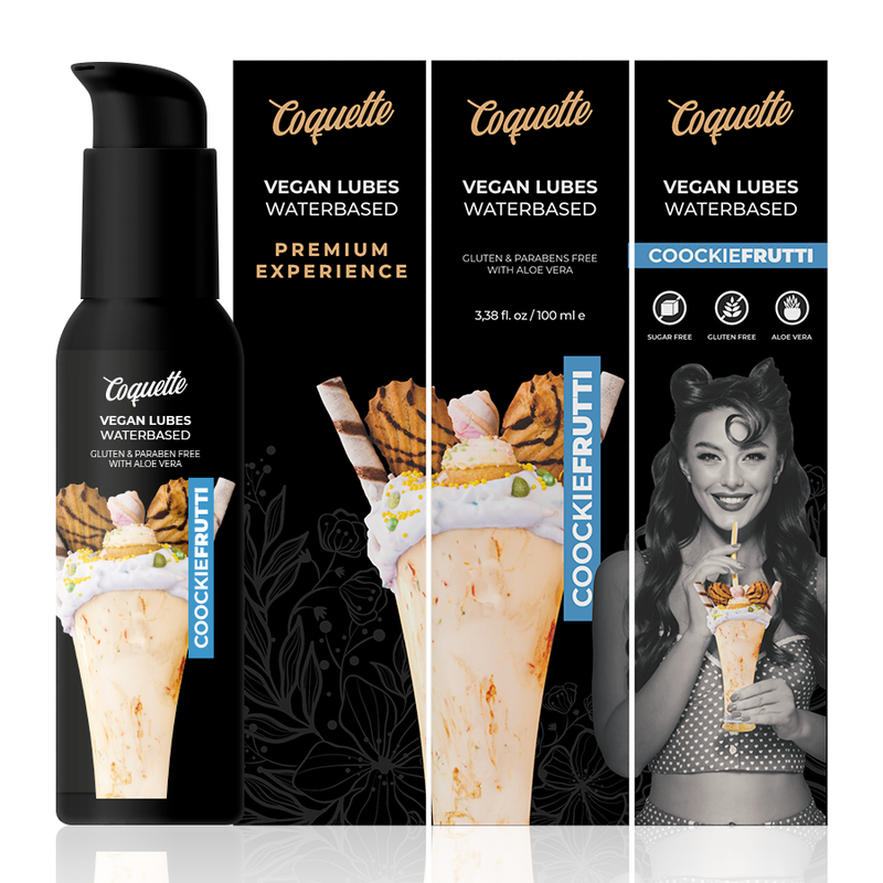 Coquette Chic Desire - Lubrificante Vegano Premium Experience Cookiefrutti 100Ml