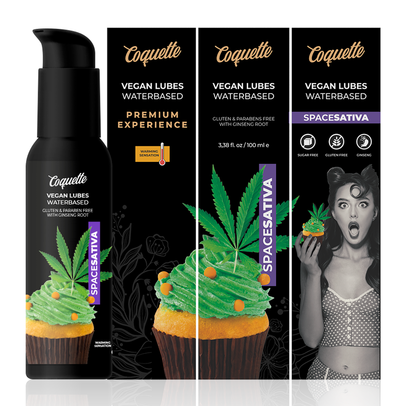 Coquette Chic Desire - Lubrificante Premium Experience Vegan Space Sativa 100 Ml