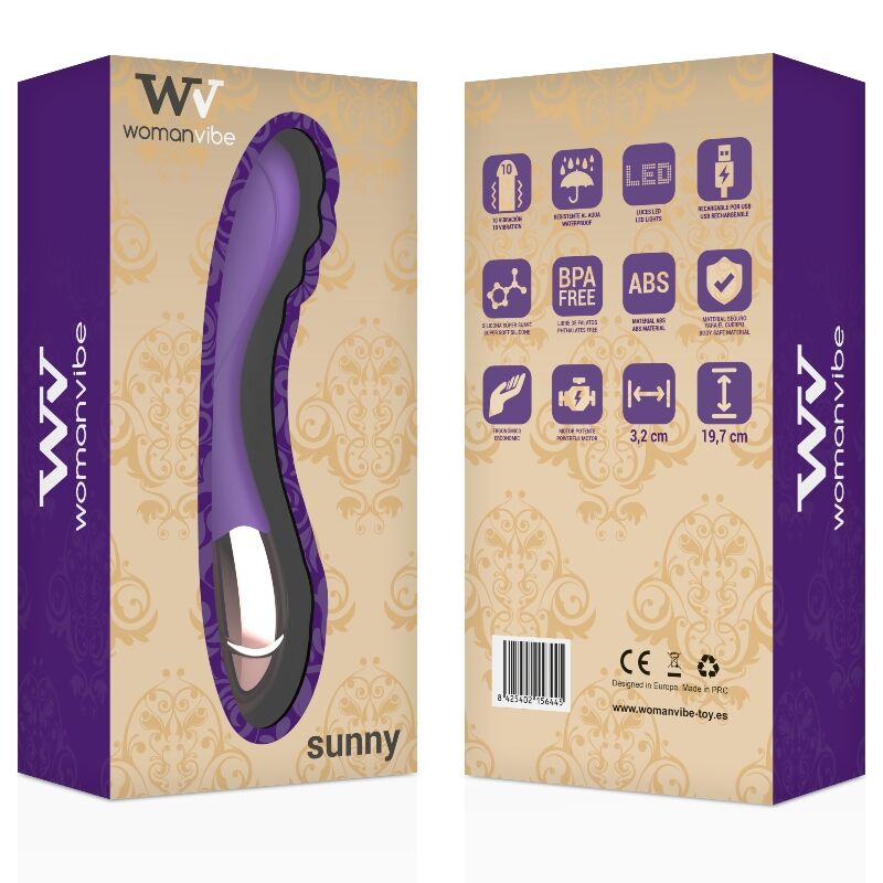 WOMANVIBE - SUNNY VIBRADOR RECARREGÁVEL SILICONE - Sex Shop Sexy