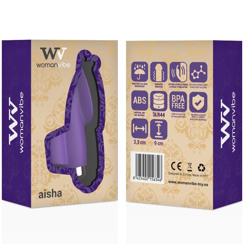 WOMANVIBE - AISHA DEDAL ESTIMULADOR SILICONE - Sex Shop Sexy