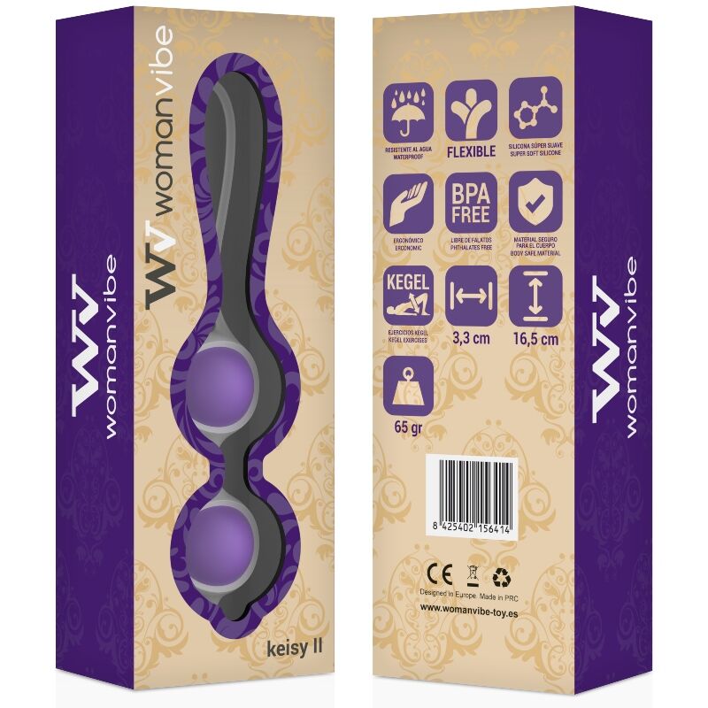 WOMANVIBE - KEISY II BOLAS SILICONE - Sex Shop Sexy
