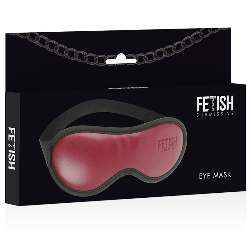 FETISH SUBMISSIVE DARK ROOM - ANTIFAZ EM COURO VEGANO COM FORRO EM NEOPRENO