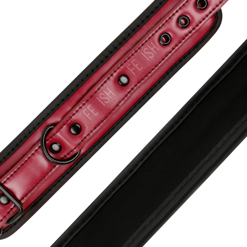 FETISH SUBMISSIVE DARK ROOM - ALGEMAS EM COURO VEGANO COM FORRO EM NEOPRENO