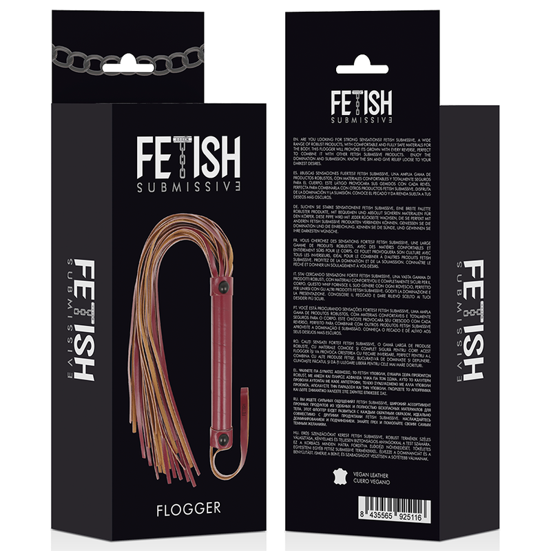FETISH SUBMISSIVE DARK ROOM - CHICOTE EM PELE VEGANA