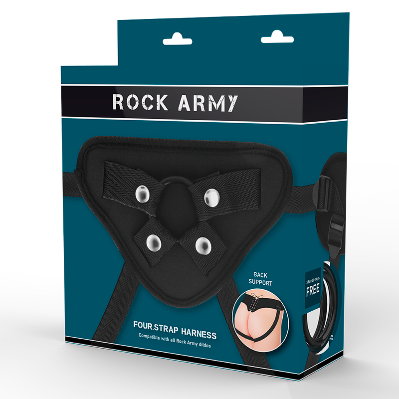 ROCKARMY - ARNÊS AJUSTÁVEL COM ANÉIS FLEXÍVEIS