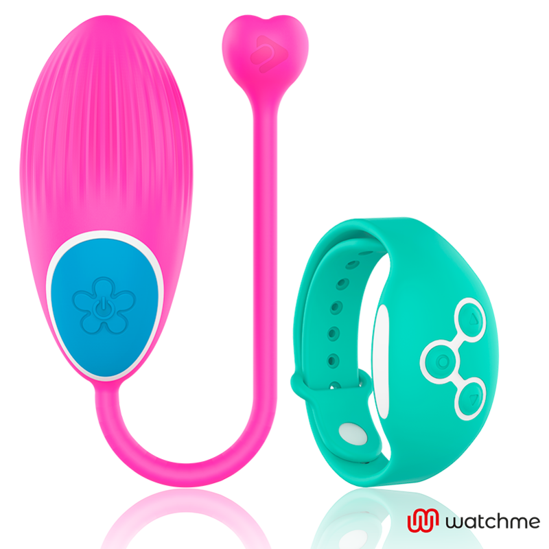 WEARWATCH - HUEVO CONTROLO REMOTO TECNOLOGIA WATCHME FUCSIA/ÁGUA MARINHA