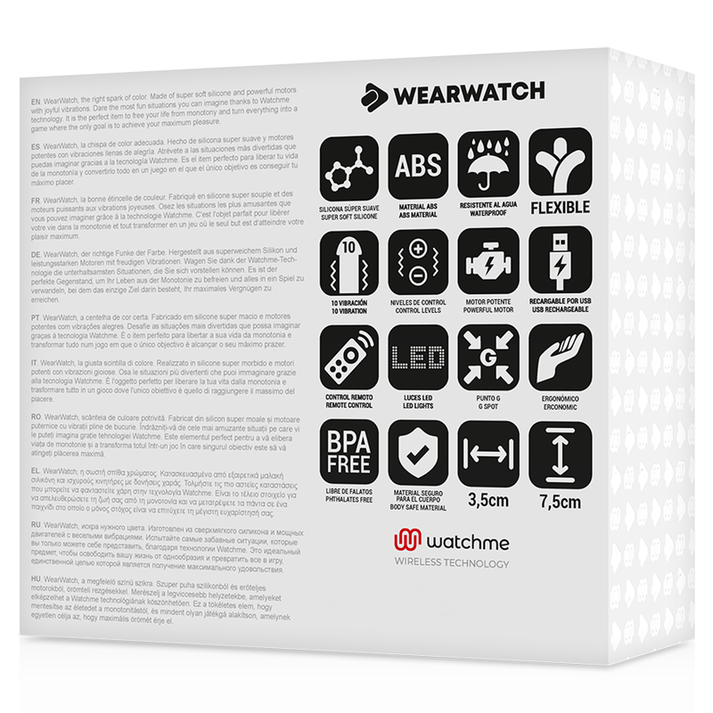 WEARWATCH - HUEVO CONTROLO REMOTO TECNOLOGIA WATCHME ÁGUA MARINHA