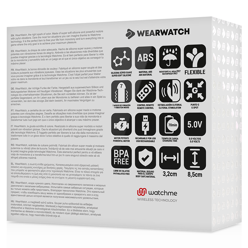 WEARWATCH - VIBRADOR DUAL TECNOLOGIA WATCHME AÑIL/AZABACHE