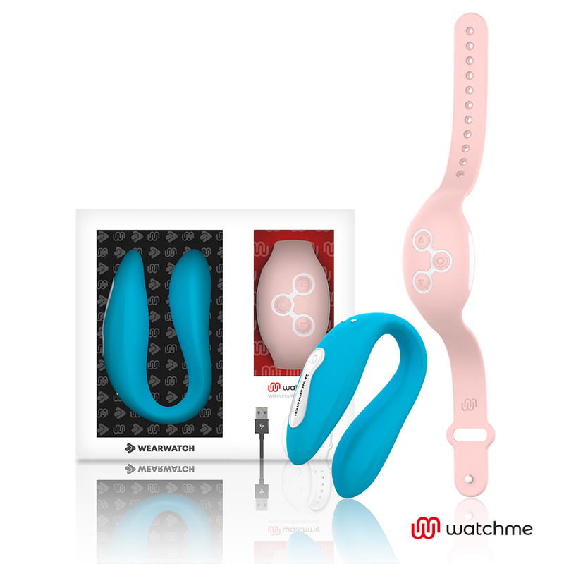 WEARWATCH - VIBRADOR DUAL TECNOLOGIA WATCHME AÑIL/ROSA