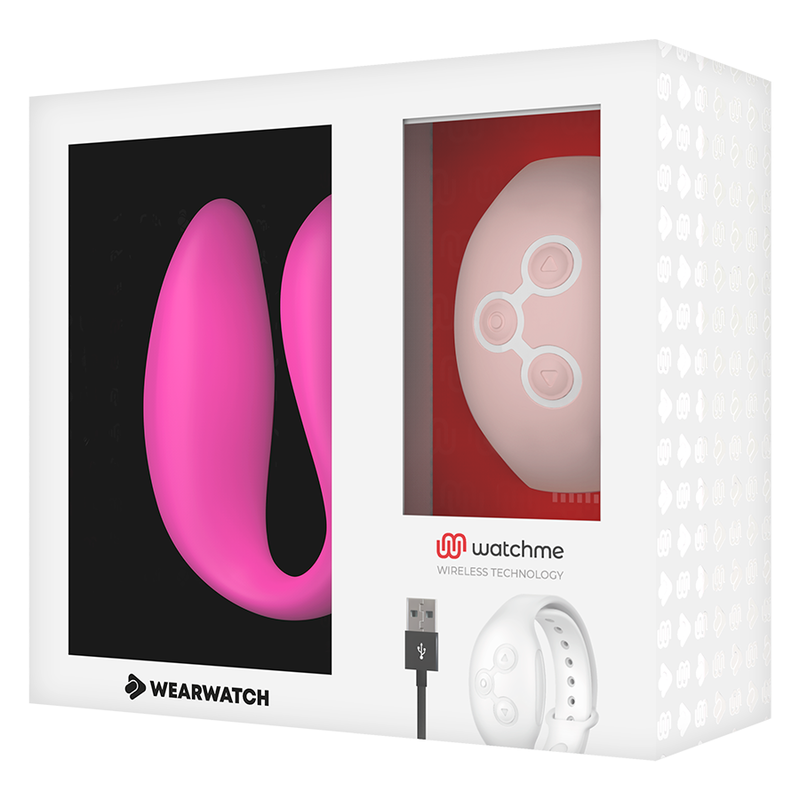 WEARWATCH - VIBRADOR DUAL TECNOLOGIA WATCHME FUCSIA/ROSA