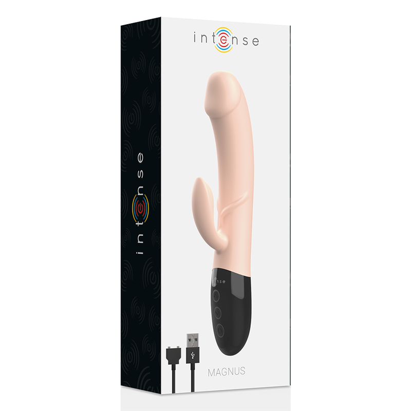 Intense - Vibrador Recarregvel Magnus Dual Natural