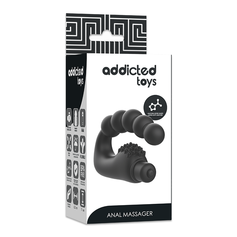 ADDICTED TOYS - ESTIMULADOR ANAL PROSTÁTICO COM VIBRAÇÃO