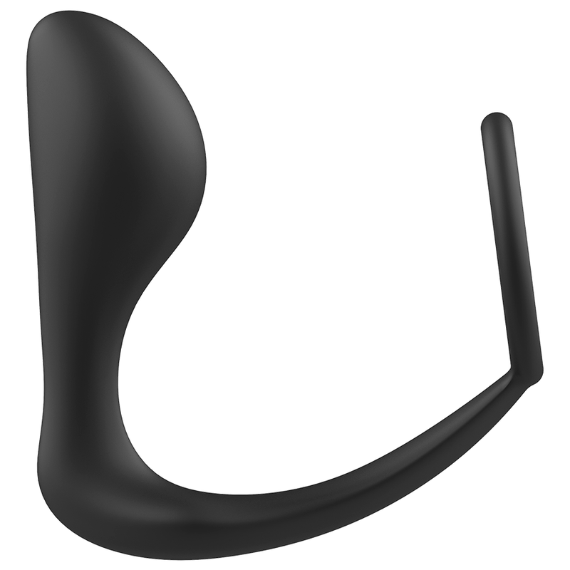 ADDICTED TOYS - PLUG ANAL COM ANEL EM SILICONE PRETO