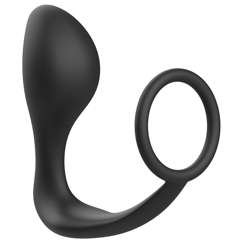 ADDICTED TOYS - PLUG ANAL COM ANEL EM SILICONE PRETO