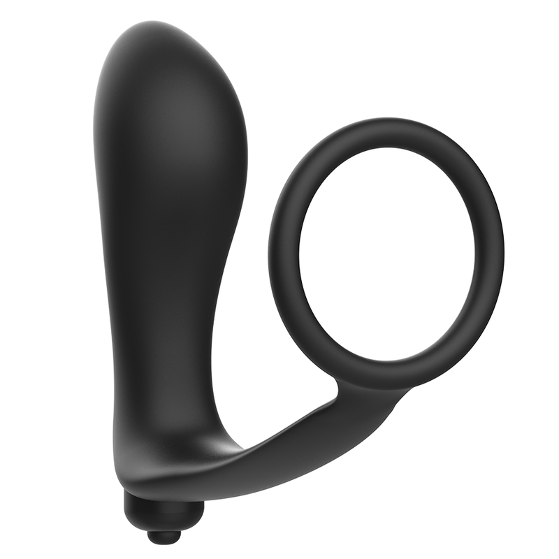 ADDICTED TOYS - PLUG ANAL VIBRADOR COM ANEL PARA PÊNIS