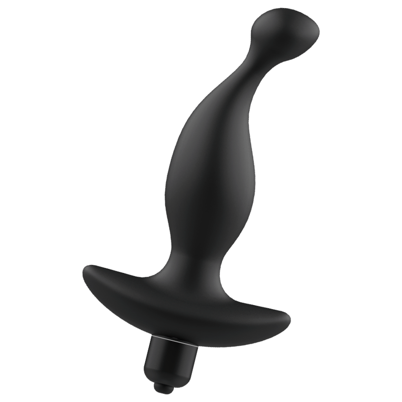 ADDICTED TOYS - ESTIMULADOR ANAL COM VIBRAÇÃO PRETO MODELO 1