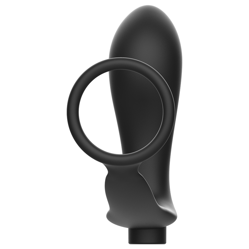 ADDICTED TOYS - ANEL PARA PÊNIS COM PLUG ANAL COM CONTROLO REMOTO RECARREGÁVEL PRETO